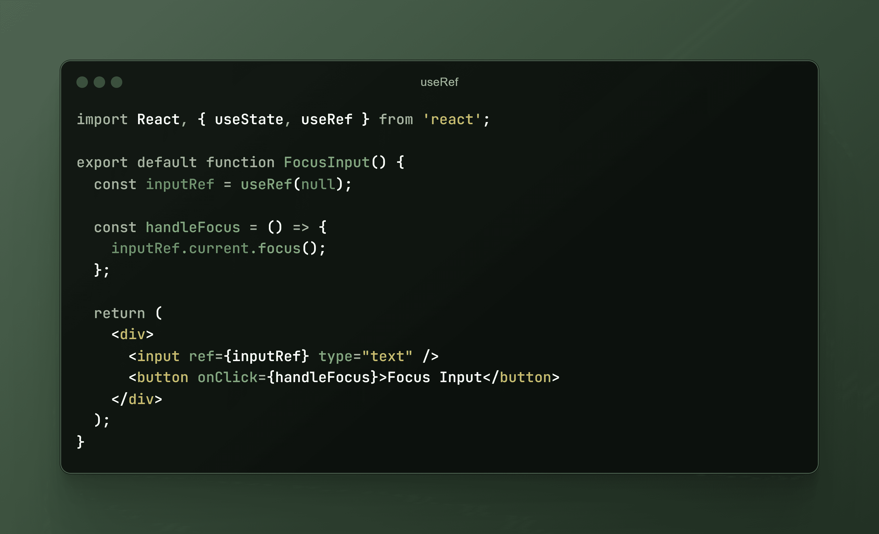 useRef Hook